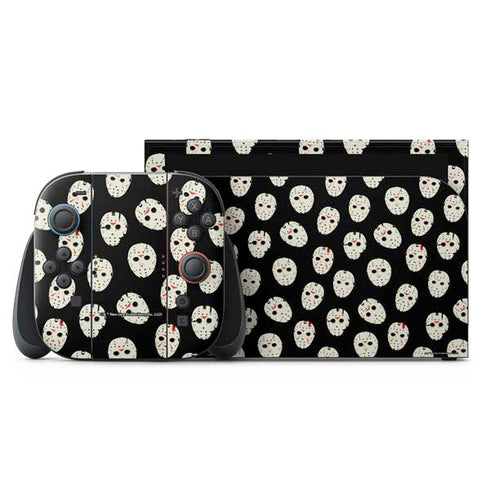 Warner Bros Friday the 13th Jason Voorhees Pattern Nintendo Switch 2 (2025) with Joy-Con Skin